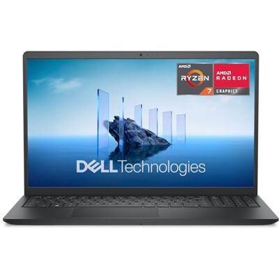Dell 15 Laptop DC15255 15.6" FHD (1920 x 1080) 120Hz, AMD Ryzen 7 7730U, AMD Radeon Graphics, 16GB DDR4 RAM, 1TB SSD, Windows 11 Home, QWERTZ Backlit Keyboard Black Dell 15 Laptop DC15255 15.6" FHD (1920 x 1080) 120Hz, AMD Ryzen 7 7730U, AMD Radeon Graphics, 16GB DDR4 RAM, 1TB SSD, Windows 11 Home, QWERTZ Backlit Keyboard Black