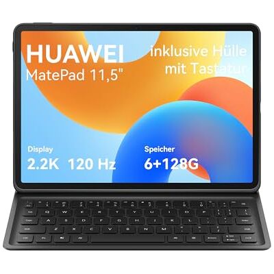 Huawei MatePad 11.5+Inbox-Tastatur, Neu, Tablet, 6+128GB, 11,5 Zoll FullView Display, 2.2K Auflösung, Aufladen 22,5 W, Akku mit 7700 mAh, Kamera 13MP, Notes, Bluetooh,Wi-Fi, Space Grau Huawei MatePad 11.5+Inbox-Tastatur, Neu, Tablet, 6+128GB, 11,5 Zoll FullView Display, 2.2K Auflösung, Aufladen 22,5 W, Akku mit 7700 mAh, Kamera 13MP, Notes, Bluetooh,Wi-Fi, Space Grau