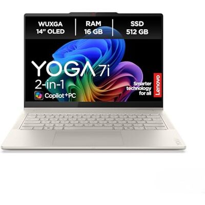 IBM Yoga 7i 2-in-1 AI Laptop CoPilot+ PC 14" WUXGA OLED Intel Core Ultra 7 256V 16GB RAM 512GB SSD Intel Arc GPU Win11 QWERTZ inkl. Yoga Pen 3 Jahre Garantie Exklusiv bei Amazon IBM Yoga 7i 2-in-1 AI Laptop CoPilot+ PC 14" WUXGA OLED Intel Core Ultra 7 256V 16GB RAM 512GB SSD Intel Arc GPU Win11 QWERTZ inkl. Yoga Pen 3 Jahre Garantie Exklusiv bei Amazon