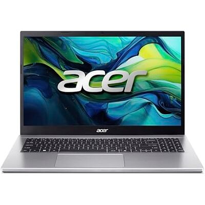 Acer Aspire Go 15 (AG15-42P-R8SZ) Laptop, 15,6" FHD IPS Display, AMD Ryzen 7 5825U, 16 GB RAM, 512 GB SSD, AMD Radeon Grafik, Windows 11, QWERTZ Tastatur, Silber Acer Aspire Go 15 (AG15-42P-R8SZ) Laptop, 15,6" FHD IPS Display, AMD Ryzen 7 5825U, 16 GB RAM, 512 GB SSD, AMD Radeon Grafik, Windows 11, QWERTZ Tastatur, Silber