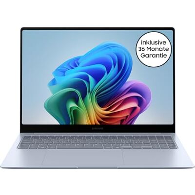 Samsung Galaxy Book4 Edge Galaxy AI-Laptop, 16-Zoll-Display, 16GB RAM, Snapdragon X Elite Prozessor, Notebook 512GB Speicher, Copilot+ PC, Sapphire Blue, 3 Jahre Herstellergarantie Samsung Galaxy Book4 Edge Galaxy AI-Laptop, 16-Zoll-Display, 16GB RAM, Snapdragon X Elite Prozessor, Notebook 512GB Speicher, Copilot+ PC, Sapphire Blue, 3 Jahre Herstellergarantie