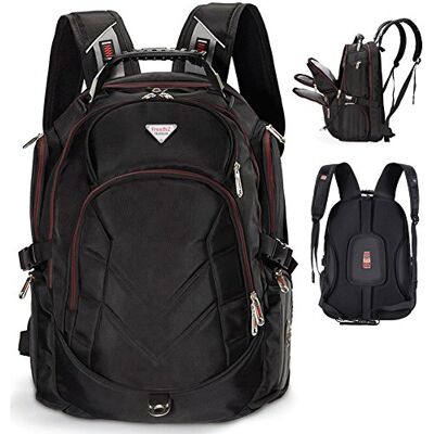 FreeBiz 18.4 Inches Laptop Backpack Fits up to 18 Inch Gaming Laptops for Dell, Asus, Msi,Hp (Black) FreeBiz 18.4 Inches Laptop Backpack Fits up to 18 Inch Gaming Laptops for Dell, Asus, Msi,Hp (Black)
