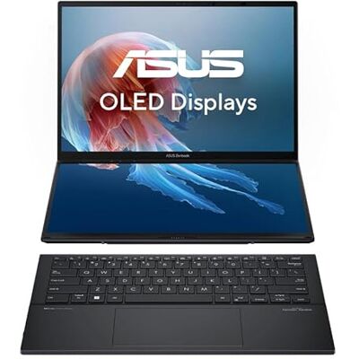 Asus Zenbook Duo UX8406CA Laptop 14" WUXGA 16:10 OLED Touch Display Intel Core Ultra 9 285H 16GB RAM 1TB SSD Intel Arc Win11 Home QWERTZ Inkwell Gray Asus Zenbook Duo UX8406CA Laptop 14" WUXGA 16:10 OLED Touch Display Intel Core Ultra 9 285H 16GB RAM 1TB SSD Intel Arc Win11 Home QWERTZ Inkwell Gray