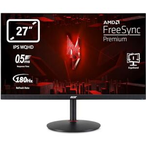 Acer Nitro XV271U M3 Gaming Monitor 27 Inch (69 cm Screen) WQHD, Agile Splendor IPS, 180Hz DP, 144Hz HDMI, 1ms/0.5ms (GTG, Min.), DP 1.2, 2xHDMI 2.0, Height-Adjustable, Rotatable, FreeSync Premium Acer Nitro XV271U M3 Gaming Monitor 27 Inch (69 cm Screen) WQHD, Agile Splendor IPS, 180Hz DP, 144Hz HDMI, 1ms/0.5ms (GTG, Min.), DP 1.2, 2xHDMI 2.0, Height-Adjustable, Rotatable, FreeSync Premium