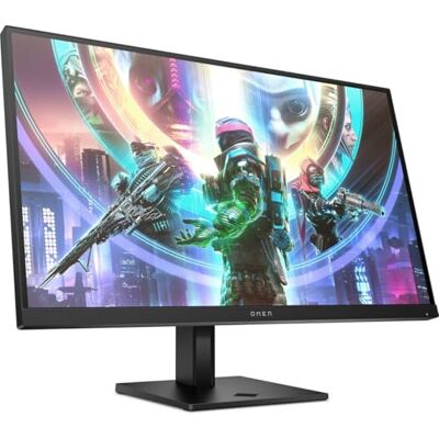 HP Omen 27qs Gaming Monitor 27 Zoll Bildschirm, QHD Display, 240Hz, AMD FreeSync Premium, 1 ms Reaktionszeit, 2X HDMI 2.0, Display Port 1.4, 2X USB-A, USB-B, Audioausgang, RGB Beleuchtung, schwarz HP Omen 27qs Gaming Monitor 27 Zoll Bildschirm, QHD Display, 240Hz, AMD FreeSync Premium, 1 ms Reaktionszeit, 2X HDMI 2.0, Display Port 1.4, 2X USB-A, USB-B, Audioausgang, RGB Beleuchtung, schwarz