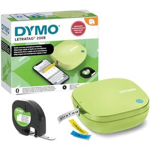 Dymo LetraTag 200B-Beschriftungsgerät mit Bluetooth kompakter Etikettendrucker verbindet Sich über Wireless Bluetooth-Technologie inklusive 1 x Papierschriftband in Weiß Pistaziengelb Dymo LetraTag 200B-Beschriftungsgerät mit Bluetooth kompakter Etikettendrucker verbindet Sich über Wireless Bluetooth-Technologie inklusive 1 x Papierschriftband in Weiß Pistaziengelb