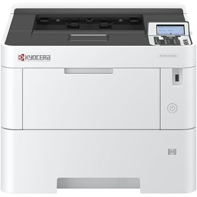 Kyocera Ecosys PA4500x Laserdrucker Schwarz Weiss, Duplex-Einheit, 45 Seiten pro Minute, Laserdrucker mit 100+500 Blatt Zufuhr, Gigabit LAN. Schwarz-Weiss-Drucker mit Mobile Print Kyocera Ecosys PA4500x Laserdrucker Schwarz Weiss, Duplex-Einheit, 45 Seiten pro Minute, Laserdrucker mit 100+500 Blatt Zufuhr, Gigabit LAN. Schwarz-Weiss-Drucker mit Mobile Print