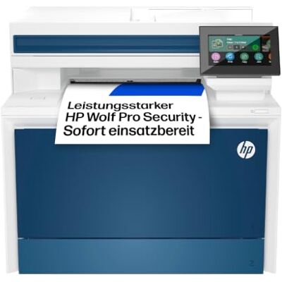 HP Color LaserJet Pro MFP 4302fdn Multifunktions-Farblaserdrucker, Automatischer beidseitiger Druck, Fax, Hohe Druckgeschwindigkeit, Bis zu 50.000 Seiten pro Monat, Wolf Pro Security HP Color LaserJet Pro MFP 4302fdn Multifunktions-Farblaserdrucker, Automatischer beidseitiger Druck, Fax, Hohe Druckgeschwindigkeit, Bis zu 50.000 Seiten pro Monat, Wolf Pro Security
