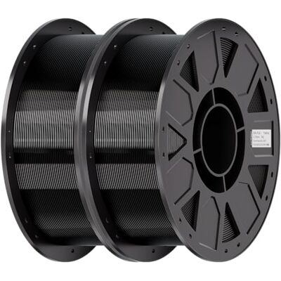 Creality Ender PETG 3D-Drucker-Filament, 1,75 mm, 1 kg, hohe Präzision, starke Zähigkeit, geruchlos, besserer Durchfluss, feuchtigkeitsbeständiges 6D-Druck-PETG-Filament, Schwarz und Schwarz Creality Ender PETG 3D-Drucker-Filament, 1,75 mm, 1 kg, hohe Präzision, starke Zähigkeit, geruchlos, besserer Durchfluss, feuchtigkeitsbeständiges 6D-Druck-PETG-Filament, Schwarz und Schwarz