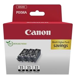 Canon Originaltinte PGI-35 (3 Tintenpatronen; 3X Schwarz) Triple Pack Canon Originaltinte PGI-35 (3 Tintenpatronen; 3X Schwarz) Triple Pack