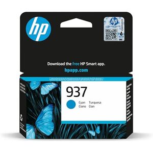 HP 937 (4S6W2NE) Cyan Original Druckerpatrone, für OfficeJet Pro 9720e; 9730e All-in-One Großformatdrucker OfficeJet Pro 91xx Drucker HP 937 (4S6W2NE) Cyan Original Druckerpatrone, für OfficeJet Pro 9720e; 9730e All-in-One Großformatdrucker OfficeJet Pro 91xx Drucker