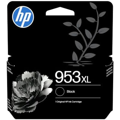 HP 953XL Schwarz Original Druckerpatrone, hohe Reichweite Tinte für OfficeJet Pro 7700, 8200, 8700, ~2000 Seiten (L0S70AE) HP 953XL Schwarz Original Druckerpatrone, hohe Reichweite Tinte für OfficeJet Pro 7700, 8200, 8700, ~2000 Seiten (L0S70AE)
