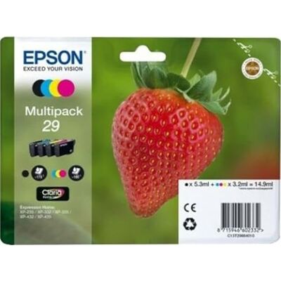 Epson Multipack Fraise Tinte Claria Home Schwarz Cyan Magenta Gelb Epson Multipack Fraise Tinte Claria Home Schwarz Cyan Magenta Gelb
