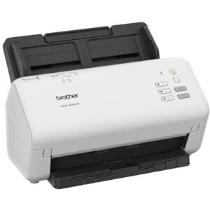 Brother ADS-4300N, Professioneller Dokumentenscanner mit USB und LAN, Duplex Scan, Schnelltasten, Weiß, ADS4300NRE1 Brother ADS-4300N, Professioneller Dokumentenscanner mit USB und LAN, Duplex Scan, Schnelltasten, Weiß, ADS4300NRE1