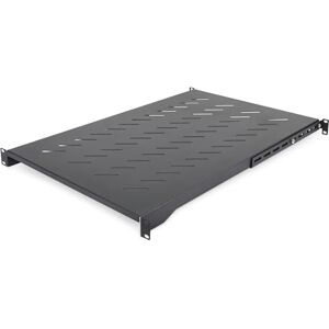 StarTech .com 1HE 4 Pfosten Serverrack Fachboden, Belüftete Rackablage, Einstellbare Einbautiefe 71,1-87,3cm, 68kg Tragkraft, Black, Stahllegierung StarTech .com 1HE 4 Pfosten Serverrack Fachboden, Belüftete Rackablage, Einstellbare Einbautiefe 71,1-87,3cm, 68kg Tragkraft, Black, Stahllegierung