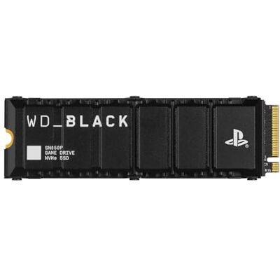 WD_BLACK SN850P 1 TB NVMe SSD Offiziell Lizenziert für PS5 Konsolen (interne Gaming SSD; optimierter Kühlkörper; PCIe Gen4 Technologie, bis zu 7.300 MB/s Lesen, M.2 2280) WD_BLACK SN850P 1 TB NVMe SSD Offiziell Lizenziert für PS5 Konsolen (interne Gaming SSD; optimierter Kühlkörper; PCIe Gen4 Technologie, bis zu 7.300 MB/s Lesen, M.2 2280)