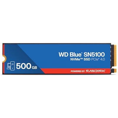 SanDisk WD Blue SN5100 NVMe SSD 500 GB (6.600 MB/s Lesegeschwindigkeit, M.2 2280, PCIe Gen 4.0, nCache 4.0, 3D CBA NAND-Technologie, Acronis True Image) SanDisk WD Blue SN5100 NVMe SSD 500 GB (6.600 MB/s Lesegeschwindigkeit, M.2 2280, PCIe Gen 4.0, nCache 4.0, 3D CBA NAND-Technologie, Acronis True Image)