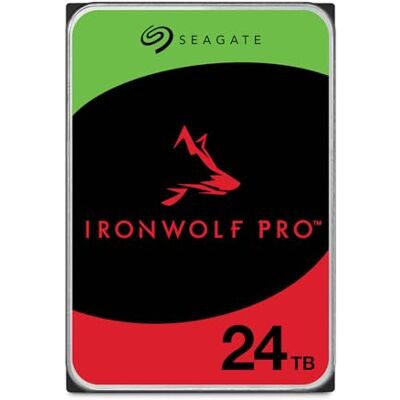 Seagate IronWolf Pro 24TB, NAS Interne Festplatte HDD, 3.5 Zoll, 7200 U/Min, CMR, 256 MB Cache, SATA 6 GB/S, inkl. Data Rescue Service (ST24000NTZ02) Seagate IronWolf Pro 24TB, NAS Interne Festplatte HDD, 3.5 Zoll, 7200 U/Min, CMR, 256 MB Cache, SATA 6 GB/S, inkl. Data Rescue Service (ST24000NTZ02)