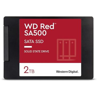 Western Digital Red SA500 2TB SSD - 2,5 Zoll SATA NAS Laufwerk Western Digital Red SA500 2TB SSD - 2,5 Zoll SATA NAS Laufwerk