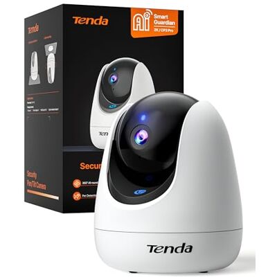 Tenda 3MP WLAN Kamera Indoor CP3 Pro 2K, 12 m Nachtsicht, Ein-Klick-Anruf & Gegensprechen, KI für Menschen & Haustiere, Alexa, Privatsphäre-Modus Tenda 3MP WLAN Kamera Indoor CP3 Pro 2K, 12 m Nachtsicht, Ein-Klick-Anruf & Gegensprechen, KI für Menschen & Haustiere, Alexa, Privatsphäre-Modus