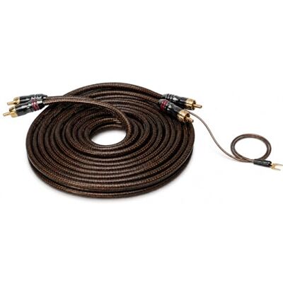 SinusLive CX-50 Premium Cinchkabel 5m – 2-Kanal RCA Kabel mit 24K vergoldeten Steckern, 4-fach geschirmtes Car Audio Kabel mit 40cm verlängerter Remoteleitung SinusLive CX-50 Premium Cinchkabel 5m – 2-Kanal RCA Kabel mit 24K vergoldeten Steckern, 4-fach geschirmtes Car Audio Kabel mit 40cm verlängerter Remoteleitung