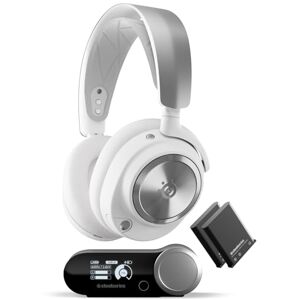 SteelSeries Arctis Nova Pro Wireless Xbox Headset Gaming Headset Wireless Unbegrenzte Akkulaufzeit; 2-Akku-System Active Noise Cancellation ClearCast Gen2 Mikro Für Xbox, PC & mehr- Weiß SteelSeries Arctis Nova Pro Wireless Xbox Headset Gaming Headset Wireless Unbegrenzte Akkulaufzeit; 2-Akku-System Active Noise Cancellation ClearCast Gen2 Mikro Für Xbox, PC & mehr- Weiß