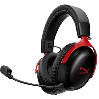 HyperX Cloud III S Wireless Gaming Headset mit bis zu 120 Std. Akkulaufzeit Gaming & Streaming, 2,4 GHz & Bluetooth, Memory-Schaumstoff, Klare Sprach-Chats, Geräteübergreifende Nutzung HyperX Cloud III S Wireless Gaming Headset mit bis zu 120 Std. Akkulaufzeit Gaming & Streaming, 2,4 GHz & Bluetooth, Memory-Schaumstoff, Klare Sprach-Chats, Geräteübergreifende Nutzung