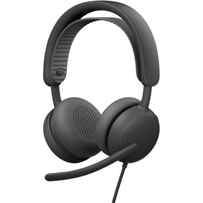 Logitech Zone Wired 2 – Headset mit Geräuschunterdrückung Adaptive Hybrid-ANC, USB-C mit USB-A-Adapter Graphit Logitech Zone Wired 2 – Headset mit Geräuschunterdrückung Adaptive Hybrid-ANC, USB-C mit USB-A-Adapter Graphit