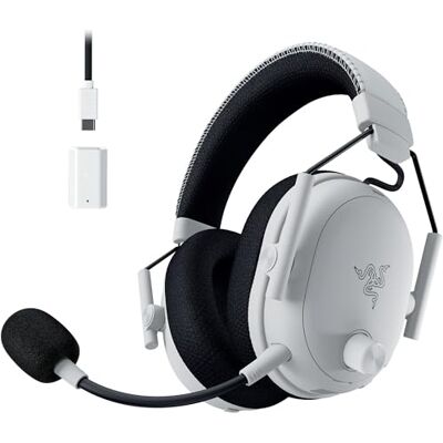 Razer BlackShark V3 Pro Kabelloses E-Sport-Headset mit ANC- Geräuschunterdrückung 50mm Audio Treiber Abnehmbares Mikrofon Wireless 2,4 GHz & Bluetooth FPS-Profile PC/Mac Weiß Razer BlackShark V3 Pro Kabelloses E-Sport-Headset mit ANC- Geräuschunterdrückung 50mm Audio Treiber Abnehmbares Mikrofon Wireless 2,4 GHz & Bluetooth FPS-Profile PC/Mac Weiß