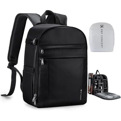 K&F CONCEPT Kamerarucksack Fotorucksack Kompakt & Leicht mit Regenschutz K&F CONCEPT Kamerarucksack Fotorucksack Kompakt & Leicht mit Regenschutz