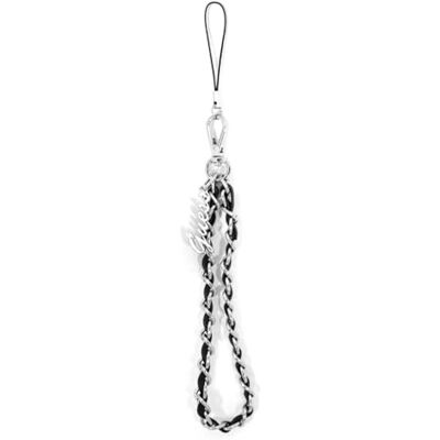 Guess Handy-Bänder GUSTSASSK Phone Strap Schwarz Chain Metal Logo Charm Guess Handy-Bänder GUSTSASSK Phone Strap Schwarz Chain Metal Logo Charm