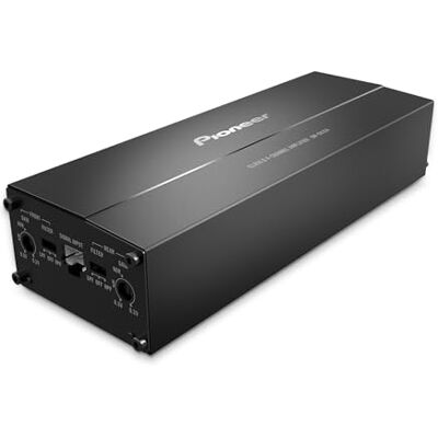Pioneer GM-DX104 ultrakompakter Class-D 4-Kanal-Verstärker (Hi-Res Audio, 400 W), brückbar, kompatibel mit OEM-Radios und Elektrofahrzeugen, kompakte Installation im Armaturenbrett Pioneer GM-DX104 ultrakompakter Class-D 4-Kanal-Verstärker (Hi-Res Audio, 400 W), brückbar, kompatibel mit OEM-Radios und Elektrofahrzeugen, kompakte Installation im Armaturenbrett