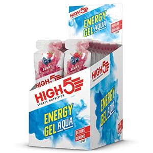 HIGH5 Energy Gels Aqua Schnelle Energiezufuhr mit Sport Gel für Spitzenleistung Natürlichem Fruchtsaft Koffeinfrei Energie Gel für Laufen, Running, Marathon, Radsport, Ausdauer (Beere, 20 x 66g) HIGH5 Energy Gels Aqua Schnelle Energiezufuhr mit Sport Gel für Spitzenleistung Natürlichem Fruchtsaft Koffeinfrei Energie Gel für Laufen, Running, Marathon, Radsport, Ausdauer (Beere, 20 x 66g)