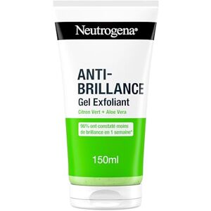 Neutrogena – Anti-Brillance Peeling-Gel (150 ml Tube) – Limette und Aloe Vera Gesichtspeeling – 96% haben weniger Glanz in 1 Woche festgestellt Neutrogena – Anti-Brillance Peeling-Gel (150 ml Tube) – Limette und Aloe Vera Gesichtspeeling – 96% haben weniger Glanz in 1 Woche festgestellt