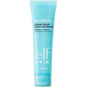 e.l.f. SKIN Holy Hydration! Clean Freak Daily Cleanser Mini, sanfter, feuchtigkeitsspendender Gesichtsreiniger mit Hyaluronsäure, vegan und tierversuchsfrei, 30 ml e.l.f. SKIN Holy Hydration! Clean Freak Daily Cleanser Mini, sanfter, feuchtigkeitsspendender Gesichtsreiniger mit Hyaluronsäure, vegan und tierversuchsfrei, 30 ml