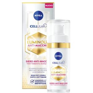 NIVEA Cellular Luminous630 Anti-Flecken-Serum für das Gesicht Fortgeschrittene Behandlung 30 ml, Anti-Flecken-Serum für ebenmäßige Haut, Hyaluronsäure und Luminous630 gegen Hautflecken NIVEA Cellular Luminous630 Anti-Flecken-Serum für das Gesicht Fortgeschrittene Behandlung 30 ml, Anti-Flecken-Serum für ebenmäßige Haut, Hyaluronsäure und Luminous630 gegen Hautflecken