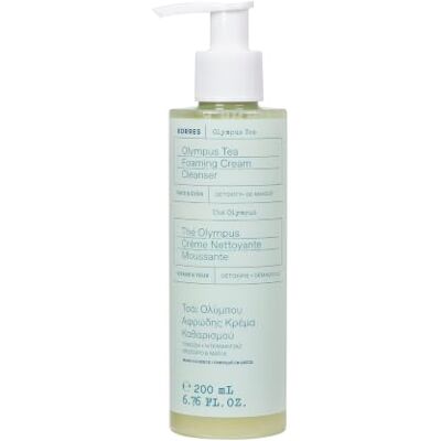 KORRES OLYMPUS TEA Schäumende Reinigungscreme, Tiefenreinigung, 200 ml Entfernt Make-up und Unreinheiten, reinigt Gesicht & Augen sanft. Mit Tee vom Olymp und Provitamin B5. KORRES OLYMPUS TEA Schäumende Reinigungscreme, Tiefenreinigung, 200 ml Entfernt Make-up und Unreinheiten, reinigt Gesicht & Augen sanft. Mit Tee vom Olymp und Provitamin B5.