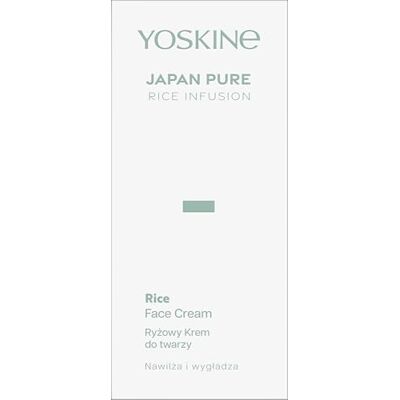 Yoskine Japan Pure Rice Infusion Reis-Gesichtscreme 50 ml, feuchtigkeitsspendende Gesichtspflege mit Reisferment, Beta-Glucan und Präbiotika Yoskine Japan Pure Rice Infusion Reis-Gesichtscreme 50 ml, feuchtigkeitsspendende Gesichtspflege mit Reisferment, Beta-Glucan und Präbiotika