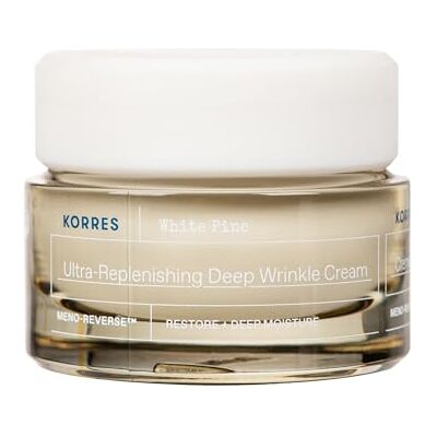 KORRES WHITE PINE Meno Reverse Intensiv auffüllende Creme bei tiefen Falten für sehr trockene-dehydrierte reife Haut nach den Wechseljahren, 40 ml KORRES WHITE PINE Meno Reverse Intensiv auffüllende Creme bei tiefen Falten für sehr trockene-dehydrierte reife Haut nach den Wechseljahren, 40 ml