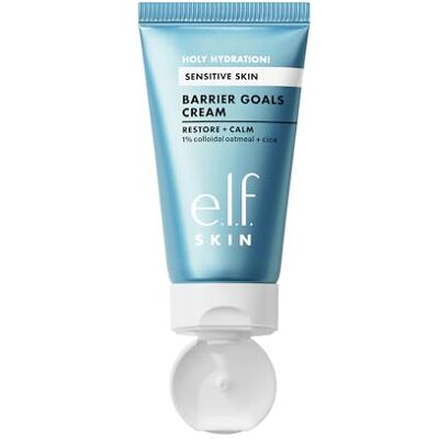 e.l.f. SKIN Holy Hydration! Barrier Goals Cream Mini, reichhaltige Gesichtscreme zur Feuchtigkeitspflege und Beruhigung, reduziert Rötungen sichtbar, vegan und tierversuchsfrei e.l.f. SKIN Holy Hydration! Barrier Goals Cream Mini, reichhaltige Gesichtscreme zur Feuchtigkeitspflege und Beruhigung, reduziert Rötungen sichtbar, vegan und tierversuchsfrei