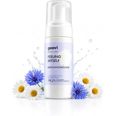 GOOVI Feeling Myself Cleansing Mousse Sanfter Reinigungsschaum für das Gesicht, Gesichtsreinigung für sensible Haut, 100ml GOOVI Feeling Myself Cleansing Mousse Sanfter Reinigungsschaum für das Gesicht, Gesichtsreinigung für sensible Haut, 100ml