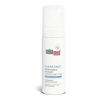 Sebamed Clear Face Unreine Haut Reinigungsschaum für unreine und fettende Haut, reinigt porentief und schonend zugleich, antibakterielle seifenfreie Reinigung mit Montaline C40 Sebamed Clear Face Unreine Haut Reinigungsschaum für unreine und fettende Haut, reinigt porentief und schonend zugleich, antibakterielle seifenfreie Reinigung mit Montaline C40