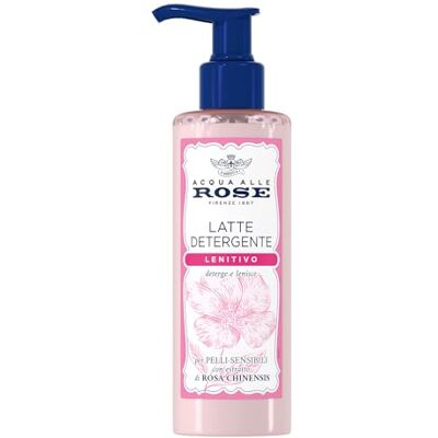 Acqua alle Rose , Beruhigende Reinigungsmilch mit Rosen-Chinensis-Extrakt, ideal für trockene oder empfindliche Haut, reinigt und befeuchtet die Haut sanft, für den täglichen Gebrauch, 200 ml Acqua alle Rose , Beruhigende Reinigungsmilch mit Rosen-Chinensis-Extrakt, ideal für trockene oder empfindliche Haut, reinigt und befeuchtet die Haut sanft, für den täglichen Gebrauch, 200 ml