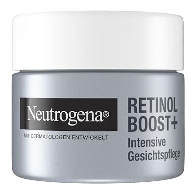 Neutrogena Retinol Boost+ Intensive Gesichtspflege, 50 ml Unparfümierte Anti-Aging Gesichtscreme mit Retinol & Hyaluronsäure gegen Falten & Pigmentflecken Neutrogena Retinol Boost+ Intensive Gesichtspflege, 50 ml Unparfümierte Anti-Aging Gesichtscreme mit Retinol & Hyaluronsäure gegen Falten & Pigmentflecken