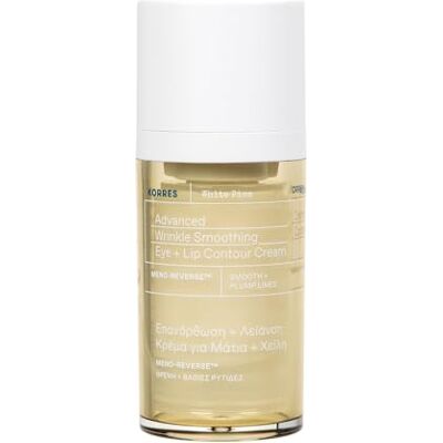 KORRES WHITE PINE Glättende Augen- und Lippenkonturcreme, feuchtigkeitsspendend, für die Haut nach den Wechseljahren, vegan, 15 ml KORRES WHITE PINE Glättende Augen- und Lippenkonturcreme, feuchtigkeitsspendend, für die Haut nach den Wechseljahren, vegan, 15 ml
