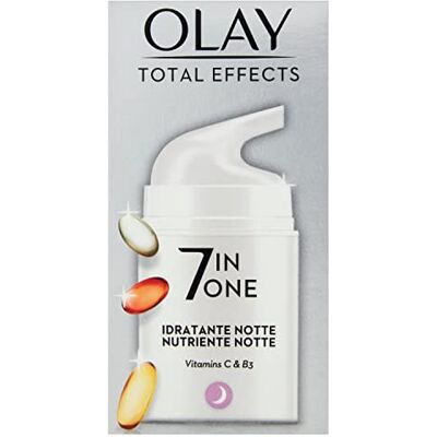 Olay Total Effects 7in1 Feuchtigkeitsspendende Nacht mit VItamin B3, 50 ml Olay Total Effects 7in1 Feuchtigkeitsspendende Nacht mit VItamin B3, 50 ml