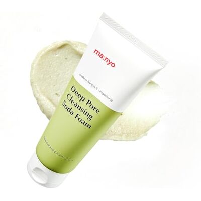 ma:nyo Deep Pore Cleansing Soda Foam Tägliches Gesichtswaschen, nicht irritierend, mit Vitamin C, Chamomile für Frauen und Männer Koreanische Hautpflege 5.0 fl oz (150ml) ma:nyo Deep Pore Cleansing Soda Foam Tägliches Gesichtswaschen, nicht irritierend, mit Vitamin C, Chamomile für Frauen und Männer Koreanische Hautpflege 5.0 fl oz (150ml)