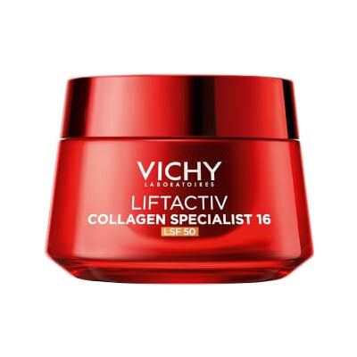 VICHY Liftactiv Collagen Specialist 16 Anti-Aging Tagescreme, LSF50, 50 ml Für normale bis empfindliche Haut, Straffende & Anti-Aging Tagescreme, Wirkt Kollagenverlust, mit Sonnenschutz VICHY Liftactiv Collagen Specialist 16 Anti-Aging Tagescreme, LSF50, 50 ml Für normale bis empfindliche Haut, Straffende & Anti-Aging Tagescreme, Wirkt Kollagenverlust, mit Sonnenschutz