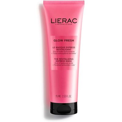 LIERAC Glow Fresh Revitalisierende Express Maske 10 Minuten Glow Shot Gesichtsmaske mit Hyaluronsäure und Tulpenextrakt Revitalisiert polstert auf und verleiht neue Ausstrahlung Cremige Textur 75 ml LIERAC Glow Fresh Revitalisierende Express Maske 10 Minuten Glow Shot Gesichtsmaske mit Hyaluronsäure und Tulpenextrakt Revitalisiert polstert auf und verleiht neue Ausstrahlung Cremige Textur 75 ml