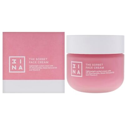 3ina MAKEUP The Sorbet Face Cream Feuchtigkeitscreme Gesicht mit Niacinamid Gesichtscreme Feuchtigkeitspflege mit Olivenöl und Süßmandelöl Tag und Nacht Gesichtscreme Vegan Cruelty Free 3ina MAKEUP The Sorbet Face Cream Feuchtigkeitscreme Gesicht mit Niacinamid Gesichtscreme Feuchtigkeitspflege mit Olivenöl und Süßmandelöl Tag und Nacht Gesichtscreme Vegan Cruelty Free